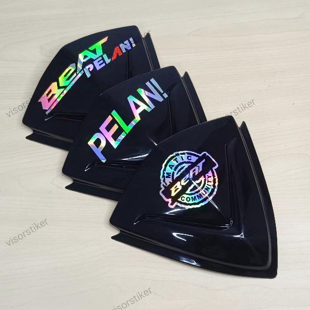NOVELLEA VISOR BEAT KARBU BEAT OLD MIO SPORTY MIO SOUL KARBU MIO M3 STIKER LOGO WINDSHIELD HONDA BEA