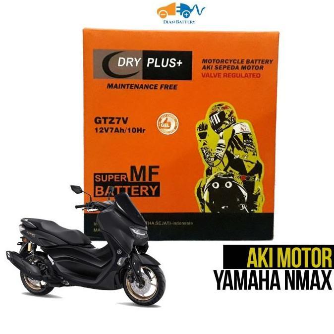 Aki Motor Nmax / Nmax155 DRYPLUS GTZ7V - Aki Gel (7Ah)