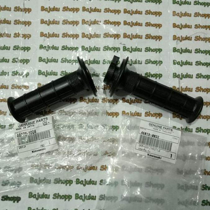 NEW HANDGRIP HAND GRIP KAWASAKI KSR 110 KSR110 SEPASANG KANAN KIRI ORIGINAL KAWASAKI