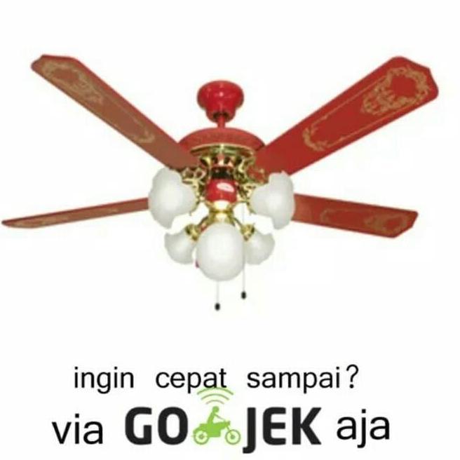 TERLARIS KIPAS ANGIN GANTUNG UCHIDA MASPION 52IN 5 LAMPU CF-111