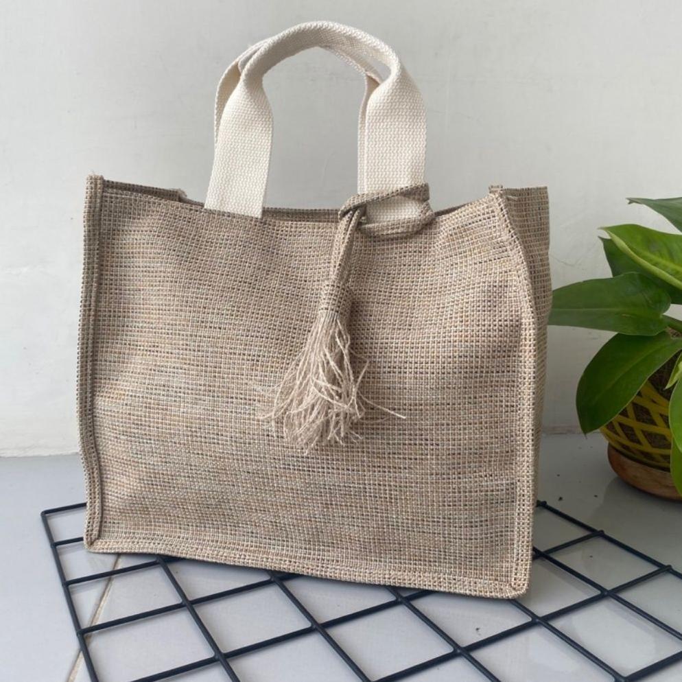 Saless Tas Goni Tote Bag Karung Goni Hand Bag Tas Souvenir Hampers Wanita
