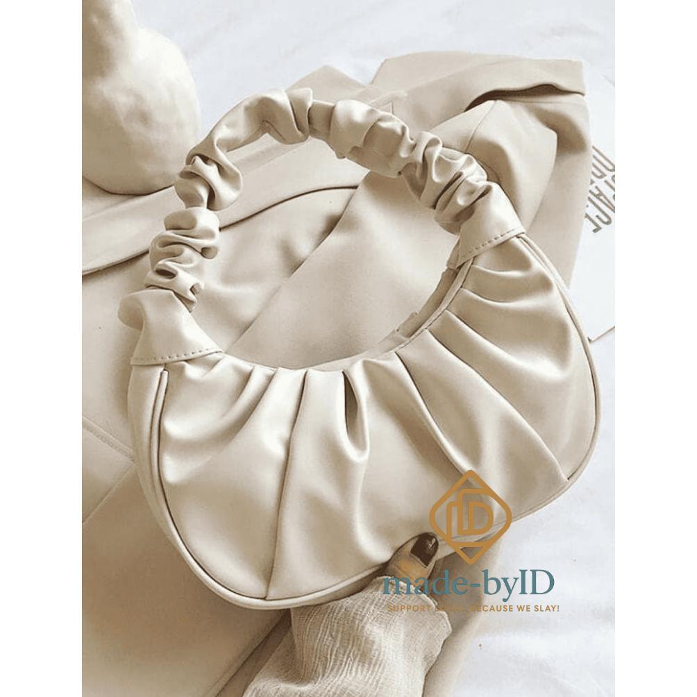 Disc Made By Id - Tas Wanita | Tas Bahu Wanita Premium Scrunchie Hobo Bag - Tas Ketiak Kerut Vintage