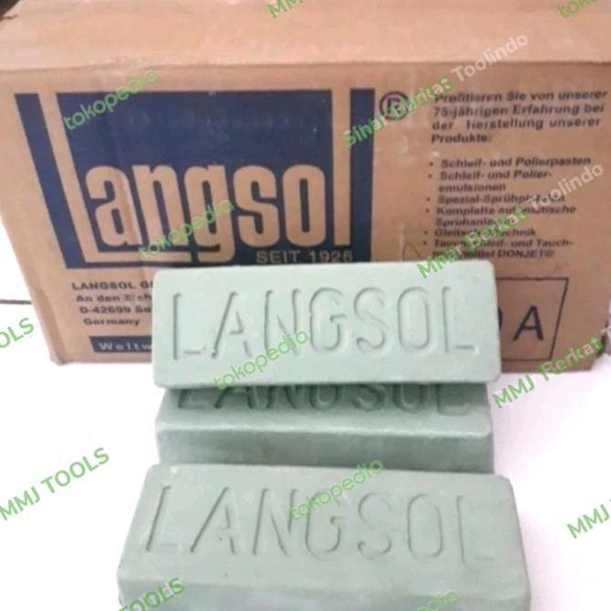 LANGSOL - Batu LANGSOL Hijau - Batu pengkilap stainless