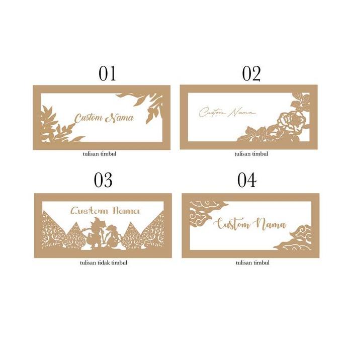 Ready KOTAK UANG MAHAR KAYU RUSTIC / KOTAK MAHAR UANG ACRYLIC