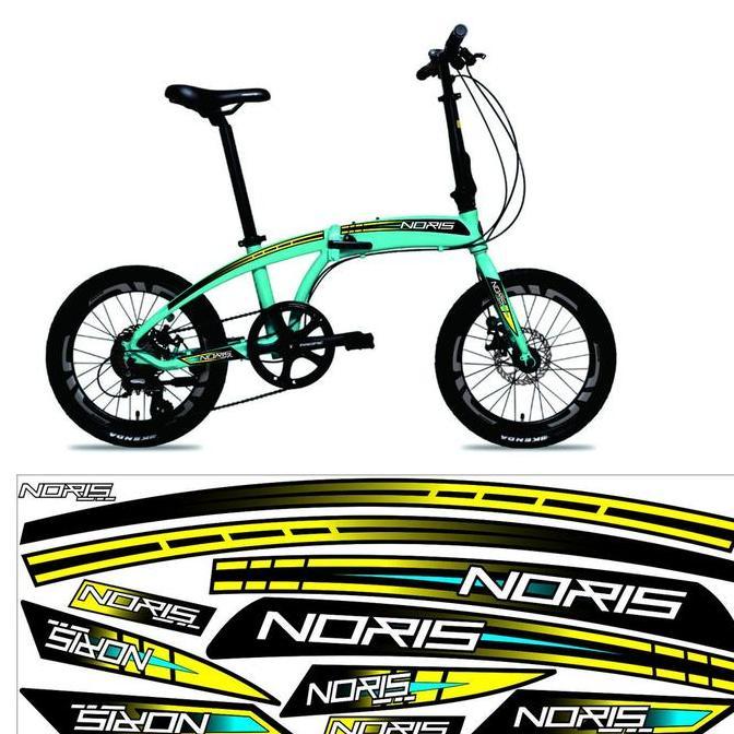 cod STRIPING BIKE STIKER NORIS SEPEDA LIPAT CUSTOM