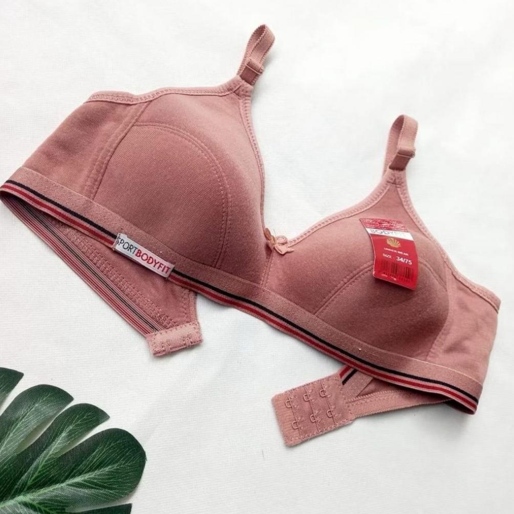 TERLARIS PAKET HEMAT 6 PCS BH BRA SPORT DEWASA MOTIF POLOS TERLARIS UKURAN  36 38 40 42