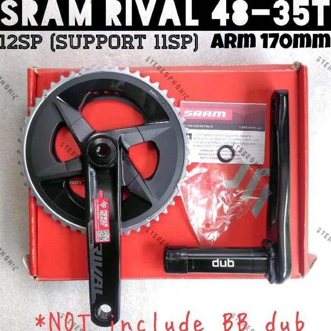 BNIB Crank SRAM RIVAL 48-35T Arm 170mm NOT include BB DUB Crank RIVAL 48-35T Crank Arm 170mm Crank S