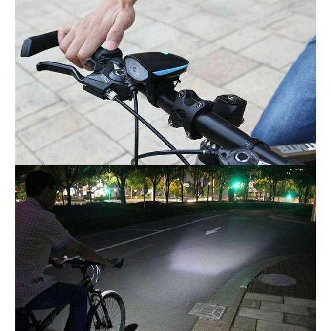 Lampu depan sepeda plus klakson sepeda nyaring