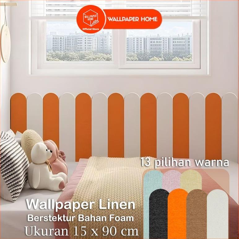 Diskon Wallpaper Home Offcial Store - Wallpaper Foam Tahan Lembab, Aman Untuk Anak, Stiker Dinding T
