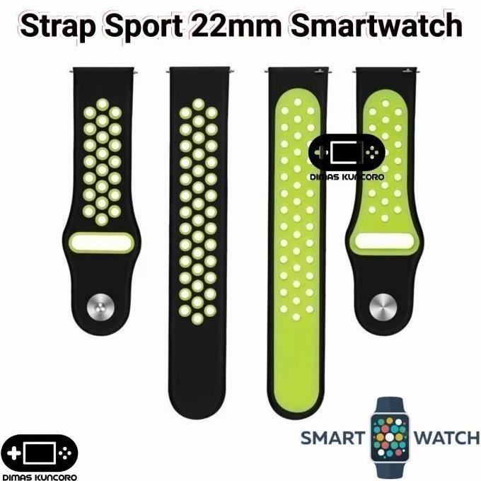 Strap Sport 22mm Silicone Vyatta Fitme Soul Pro X Gen 2 Silikon Tali