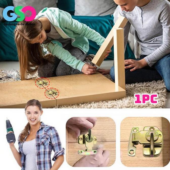 RAXSTAR 1pc Grendel Pintu Sliding Anti Karat Kuat Tahan Lama Mudah Pasang Untuk Pintu Sliding Rumah 