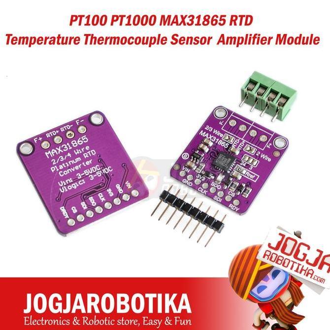 NARBU PT100 PT1000 MAX31865 RTD Temperature Thermocouple Sensor Amplifier