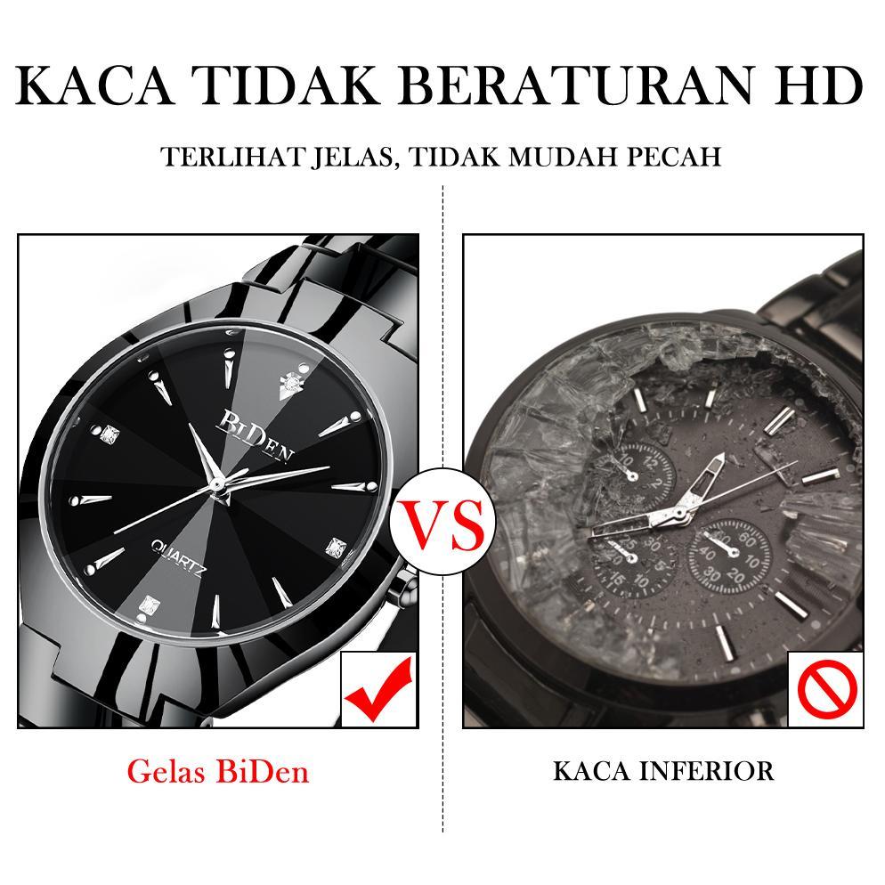 Hemat Biden Jam Tangan Couple Anti Air Mode Santai Kuarsa Jam Tangan Pria Jam Tangan Wanita