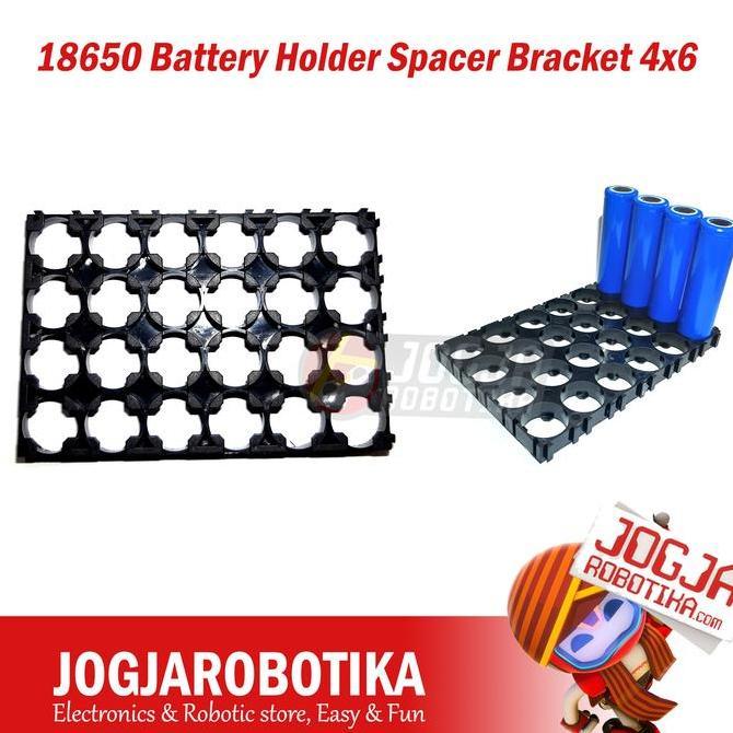 CORELA Tempat Baterai 18650 Battery Holder Spacer Bracket 4x6