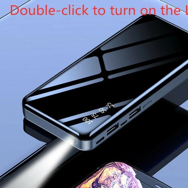 BEST SALE Powerbank 50000 mah Digital Display Fast Charging Kapasitas Besar LED Light Robot Powerban