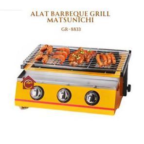 SUMOBOX Matsunichi Panggangan GR 8822 GR8833 Barbeque 2 dan 3 Tungku BBQ Grill Pemanggang Sosis Dagi