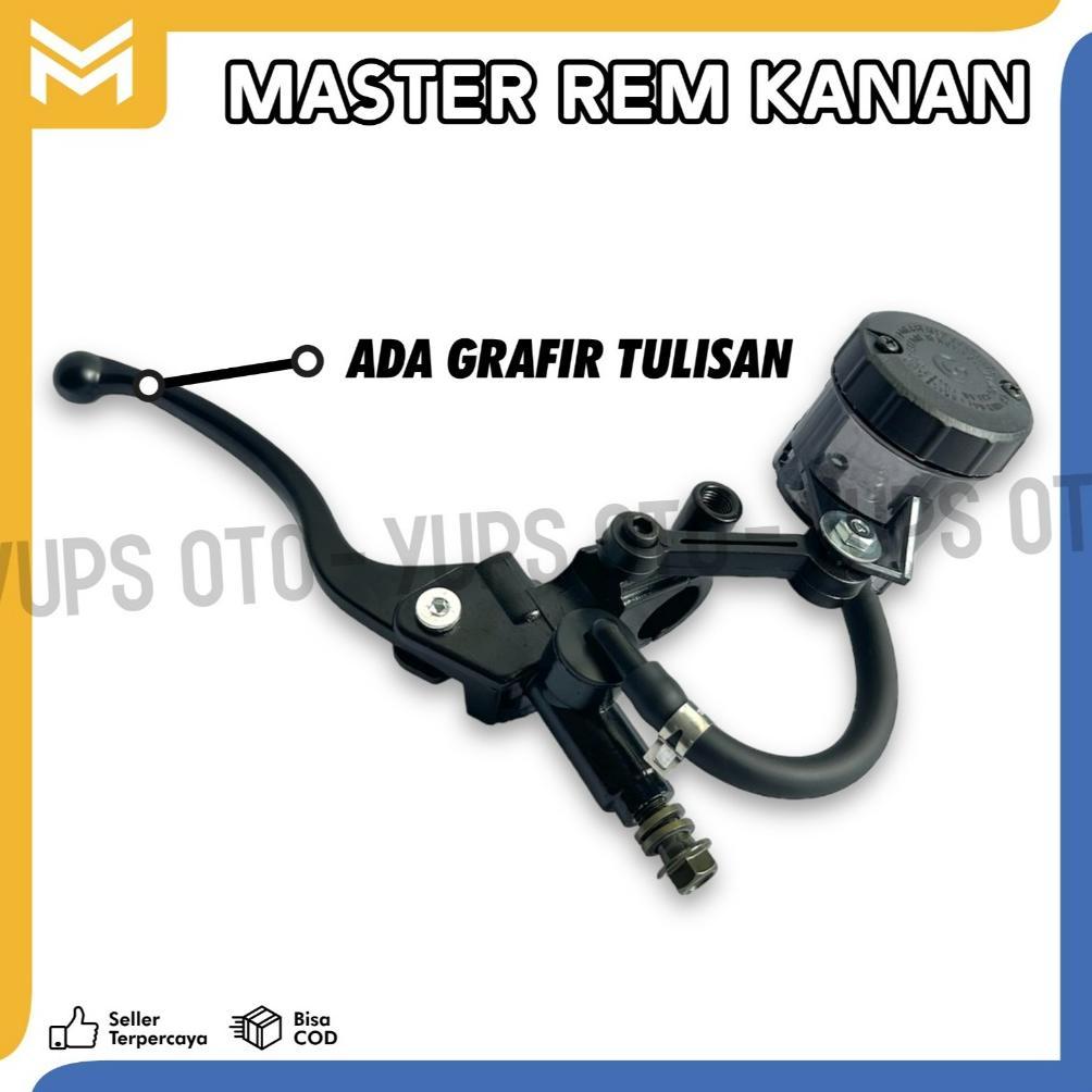 HANDLE MASTER REM KANAN BREMBO HANDLE KANAN IMPORT PLUS TABUNG BIG SMOKE RYBEN TRANSPARAN + BAUT SEL