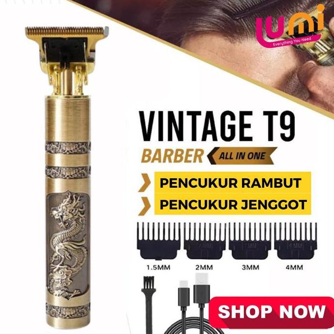 XARIELTA T9 Mesin Cukur Rambut Pria Alat Mesin Cukur Elektrik Cukur Rambut