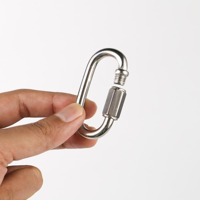 Xinda Carabiner Safety Lock Stainless Steel - Pengunci Carabiner Safety Lock Stainless Steel - Xd-86