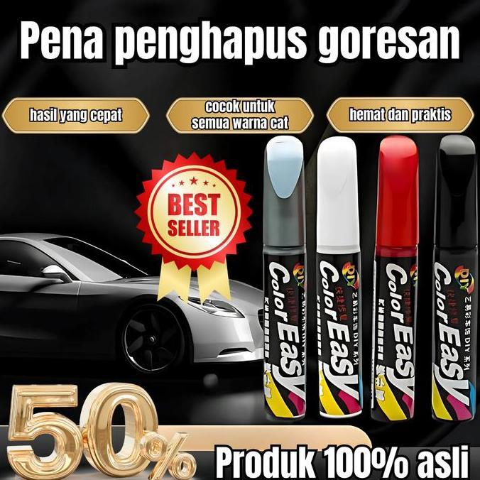 Pulpen Penghapus Warna Merah, Perak, Putih, Hitam Nano untuk Menghilangkan Goresan Cat pada Mobil, S
