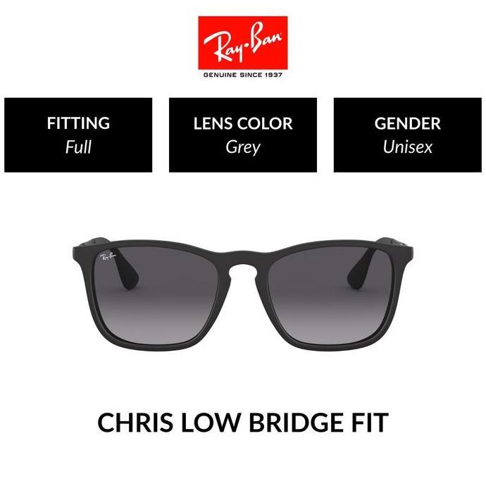 RAY-BAN CHRIS | RB4187F 622/8G | Full Fitting | Kacamata Hitam | 54mm