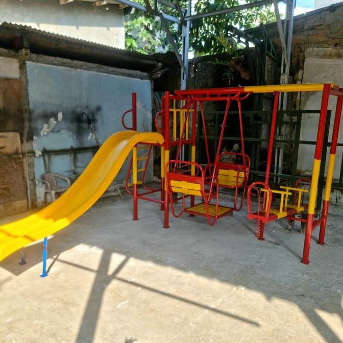 playground outdoor kombinasi taman bermain anak
