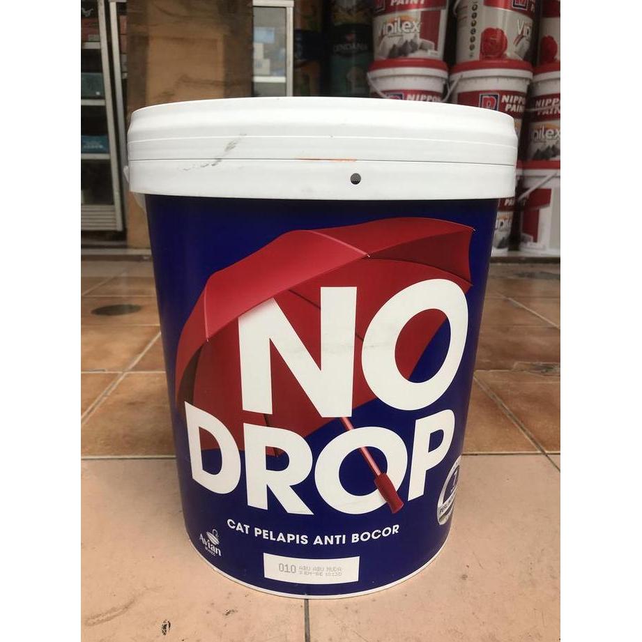 Cat Tembok Waterproofing NO DROP Abu Abu Muda 010 (20 kg)