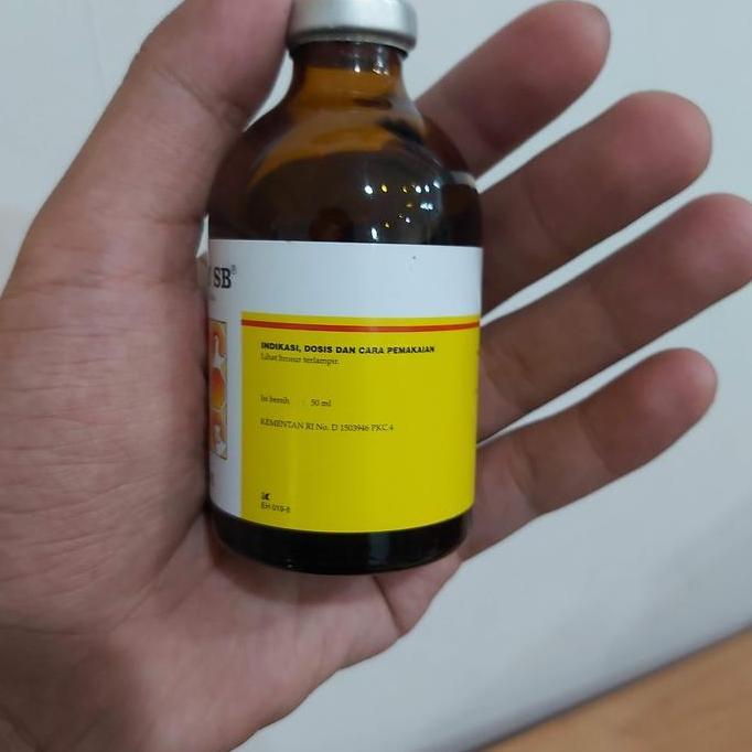 Vet Oxy SB 50 ml Obat Pernafasan OTC Sapi Kambing Kerbau Anjing Kucing