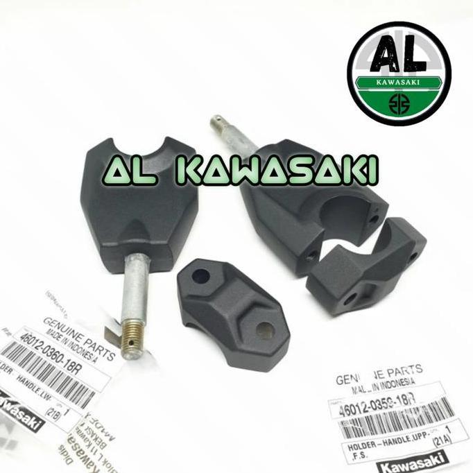 raiser stang reser setang klx150 klx 150 bf dtraker new se hitam ori