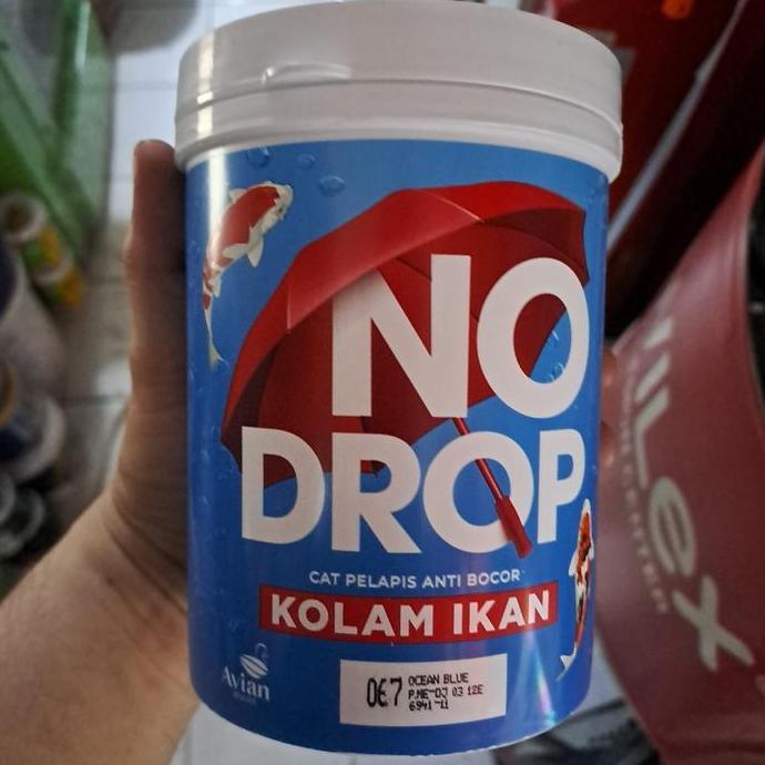 Cat Avian Nodrop Kolam Ikan 1kg Biru dan hitam