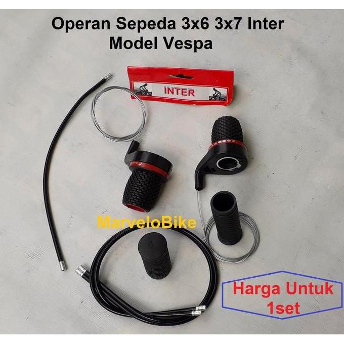 Shifter Operan Sepeda 3x6 3x7 Model Vespa Inter