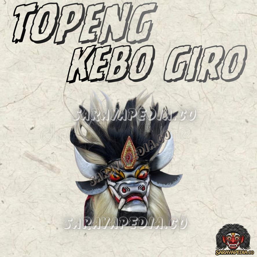 Topeng Kebo Giro Premium Topeng Pentas Sry Cod