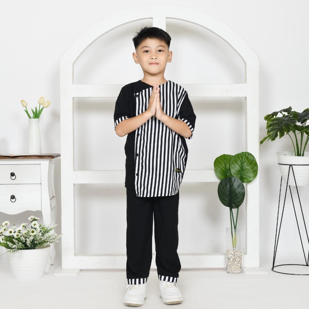 Murah Setelan Koko Anak Koki 1-12 Tahun Baju Muslim Anak Laki-Laki Model Lucu Bahan Nyaman Kekinian