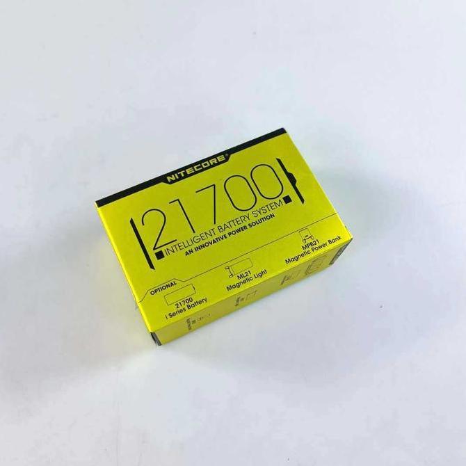 NITECORE 21700 Baterai Li-ion 5000mAh Magnetic Light Power Bank 21700I