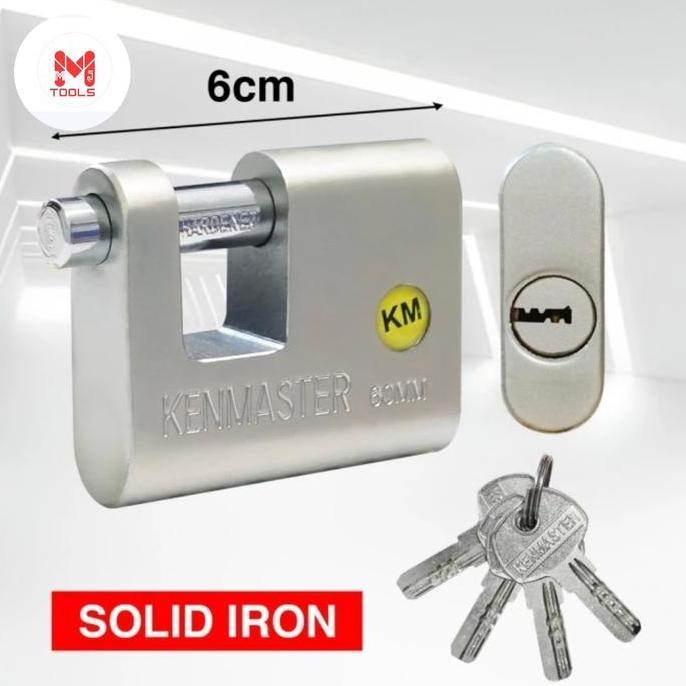 Ready Gembok Giant KENMASTER 60mm KM-117 - Gembok Panser KENMASTER - KENMASTER Gembok Anti Maling - 