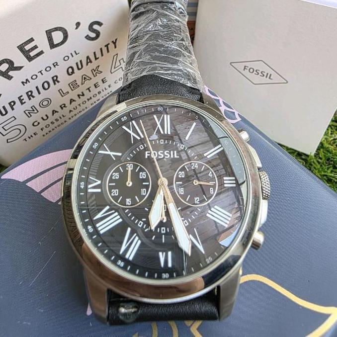 JAM TANGAN PRIA FS4812IE FS 4812IE LEATHER STRAP ORIGINAL