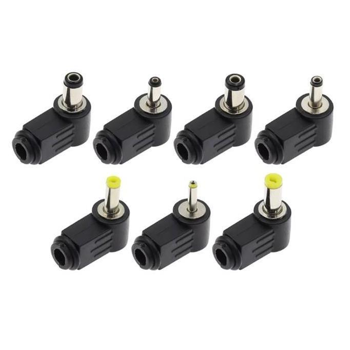Jack DC Bengkok 4.0mm x 1.7mm L Male Plug Socket Power Adaptor Kabel 4.0x1.7 mm