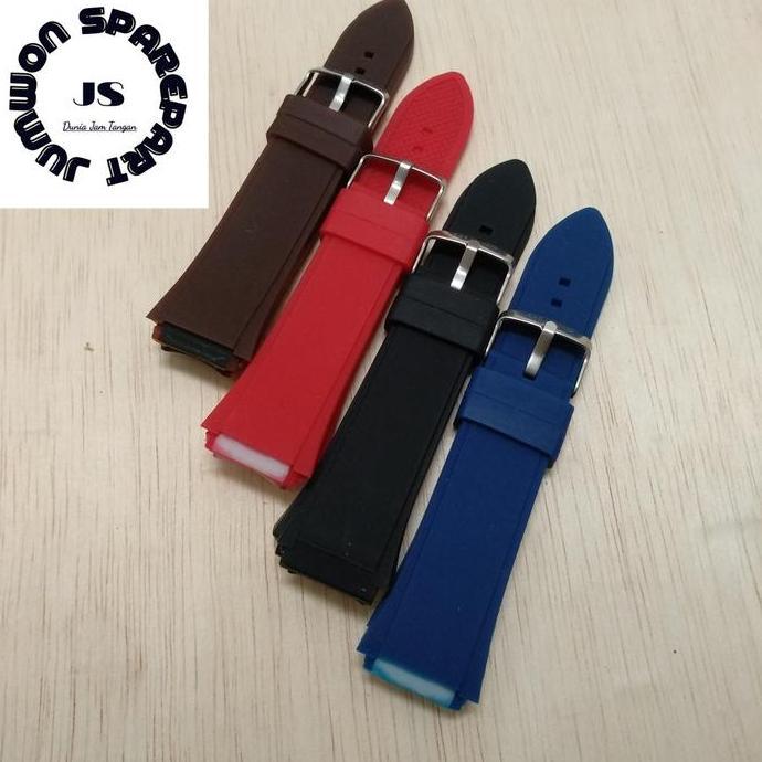 Strap Tali Jam Tangan Guess GS gww0248G5 W0247G3 Pria Rubber