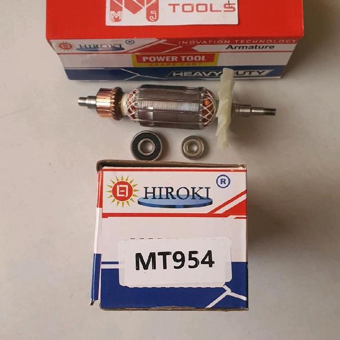 Ready Armature Mesin Gurinda MACTEC MT954 / MAKITA M0900B (HIROKI) - Gurinda MACTEC Armature - Angke