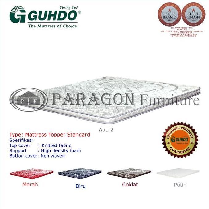 Guhdo Spring bed  Mattress Topper Standard Rebonded foam 90 100 120 140 160 180 200x200 T 7 cm (Tanp