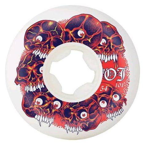 54mm Grey Matter Juice Original White Hardline 101a OJ Skateboard Wheels