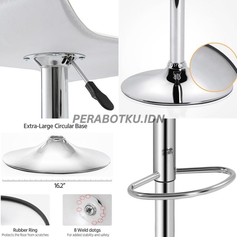 (COD) Barstool chair kursi bar minimalis kursi hidrolik tinggi kursi cafe kulit PU bangku tinggi caf