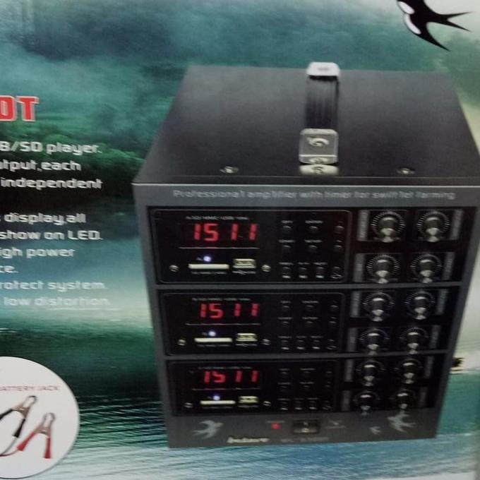Ready Stock Ampli Walet 3 Player Usb