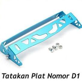 Tatakan Tempat Plat Nomor Almunium D2