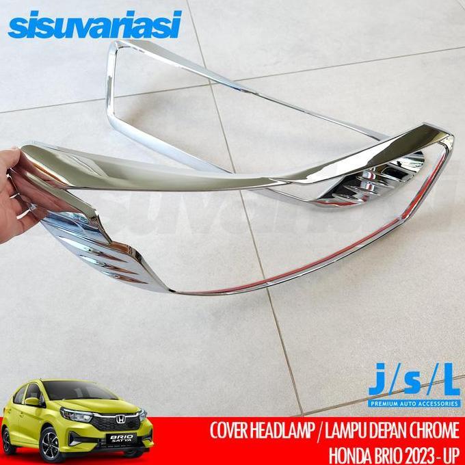 Brio 2023 2024 2025 Aksesoris Cover Headlamp Lampu Depan JSL