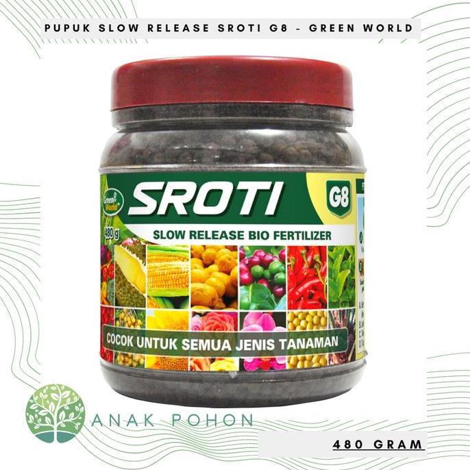 Pupuk Organik Slow Release SROTI G8 - Semua Jenis Tanaman - 480 gr