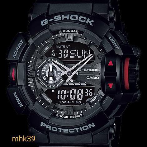 JAM PRIA CASIO G.SHOCK GA400 GA-400-1B ORIGINAL
