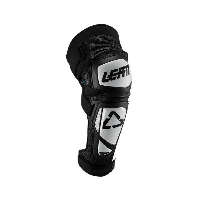 Knee Guard Leatt EXT Junior Black White  / Knee Shin Guard Anak Motor Sepeda BMX