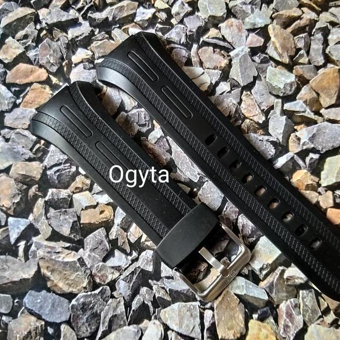 Tali Jam Tangan Tali Q&Q Tali QQ Tali Karet M102J001Y Original