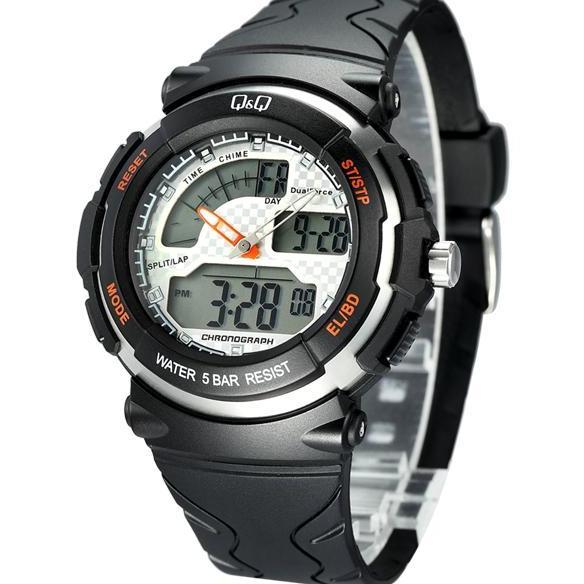 Tali Jam Tangan Tali Q&Q Tali QQ Tali Karet M012J001Y Original